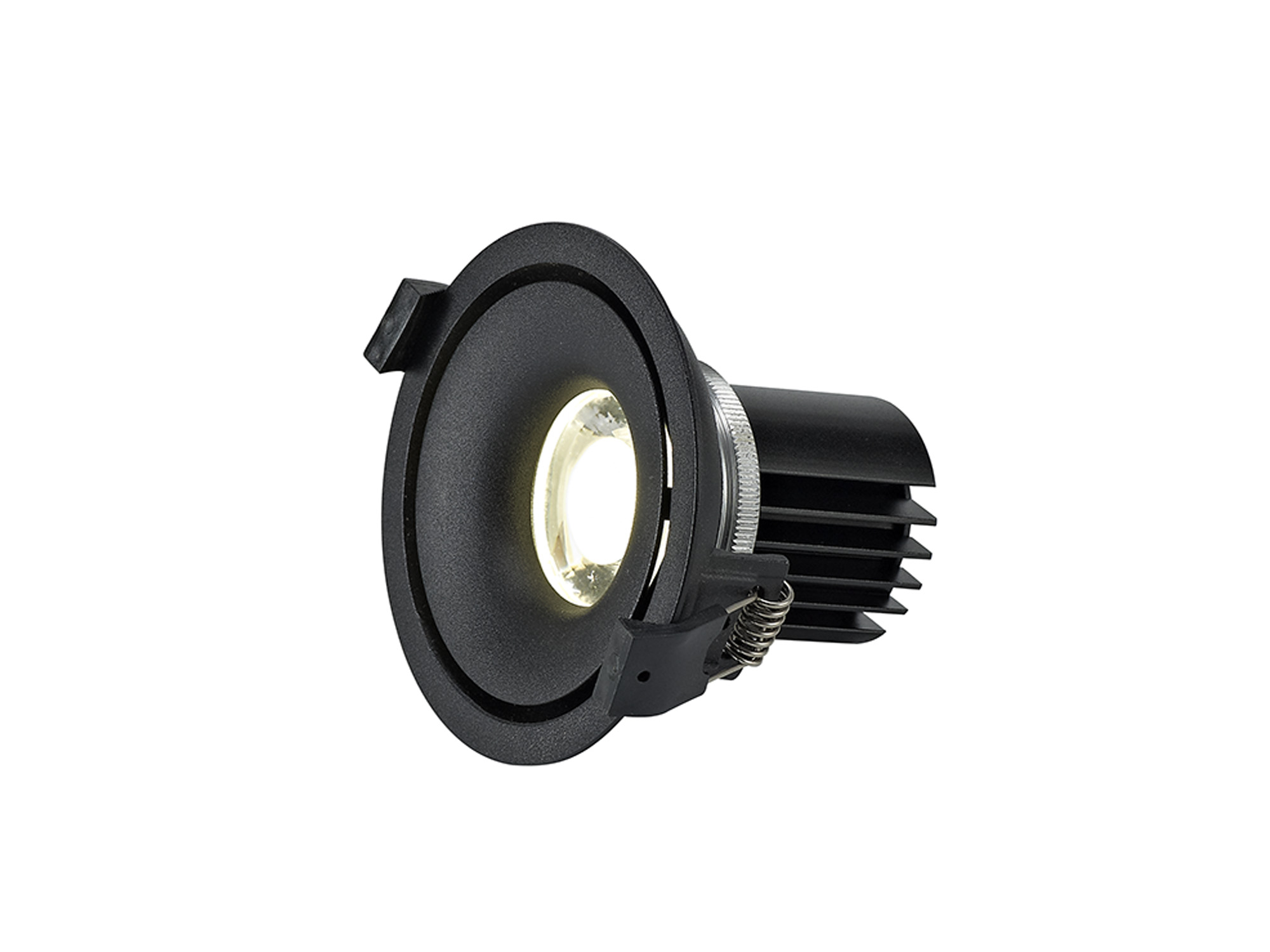 Bolor 9 Tridonic Powered 9W 3000K 840lm 24° CRI>90 LED Engine Black/Black Fixed Recessed Spotlight, IP20 DM202050  Dlux Bolor 9